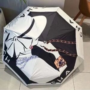 *NEW* CHANEL, Large Auto Open Umbrella w/ Sleeve, VIP Gift